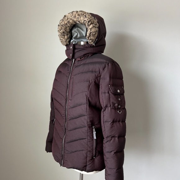 Eddie Bauer Women's 650 Fill Goose Down Puffer Jacket Full Zip Size Large - Picture 14 of 16